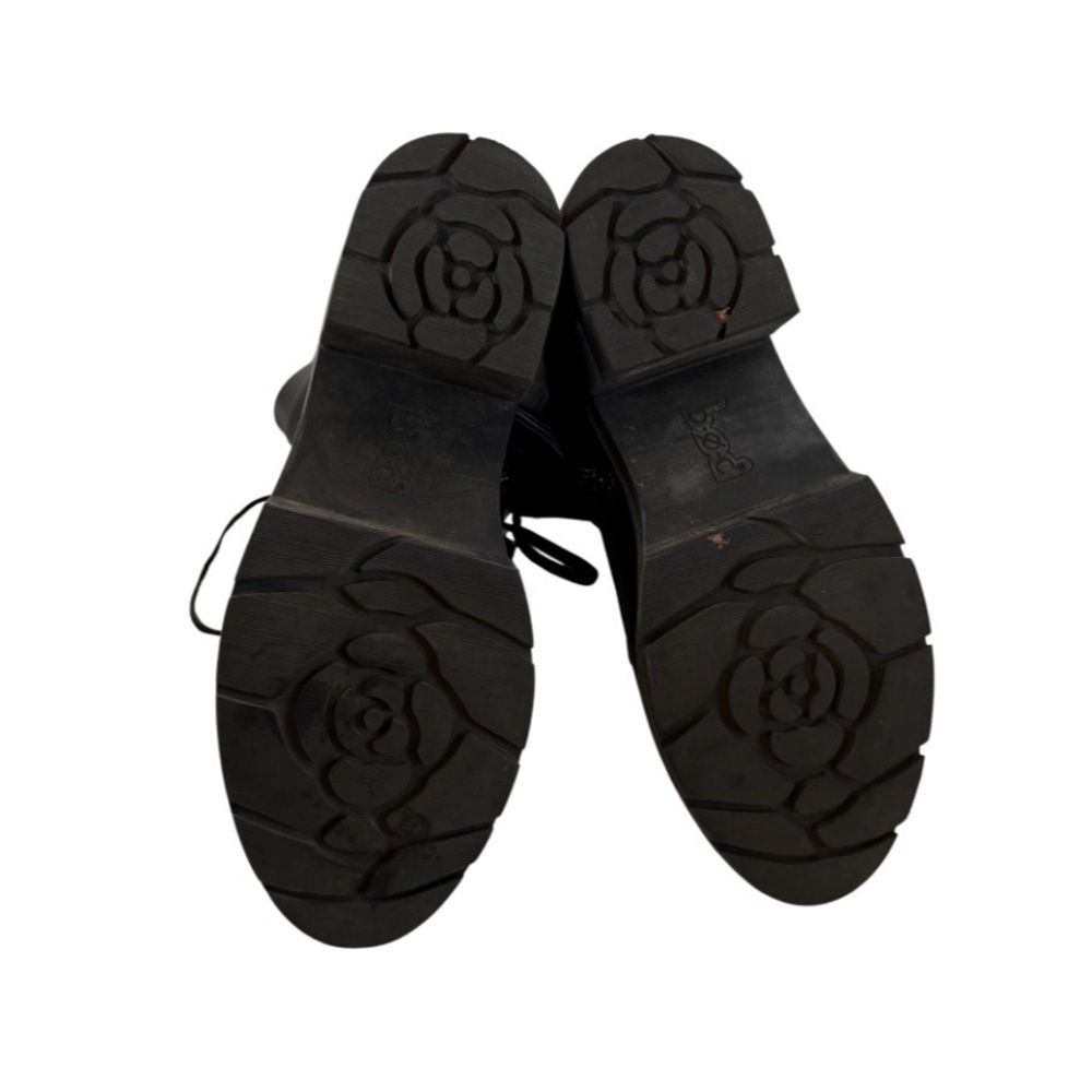 B.O.C Born Concept Black Combat Boots - Picture 5 of 6